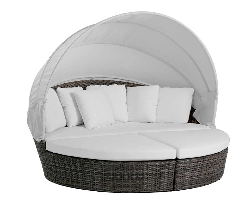 Coral Gables Round Daybed with Canopy