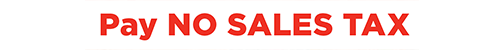 Pay no sales tax