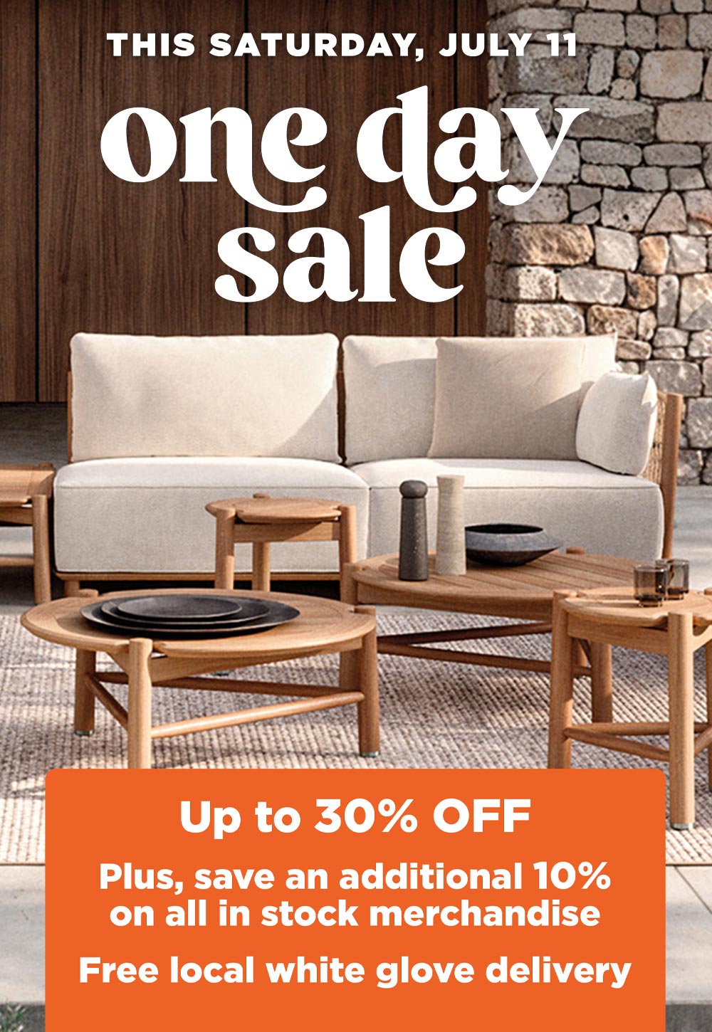 One Day Sale up to 30% off